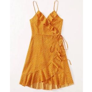 Yellow polka dot dress 2xl BNWOT